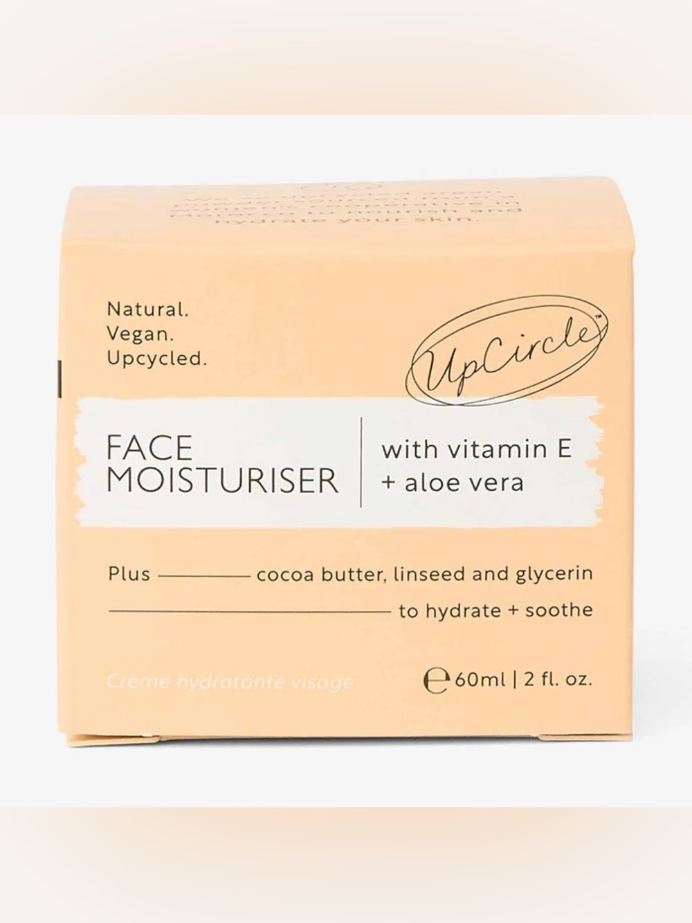 UpCircle Face Moisturizer Vitamin E Aloe Vera Clean Beauty Hydrating Cream NIB
